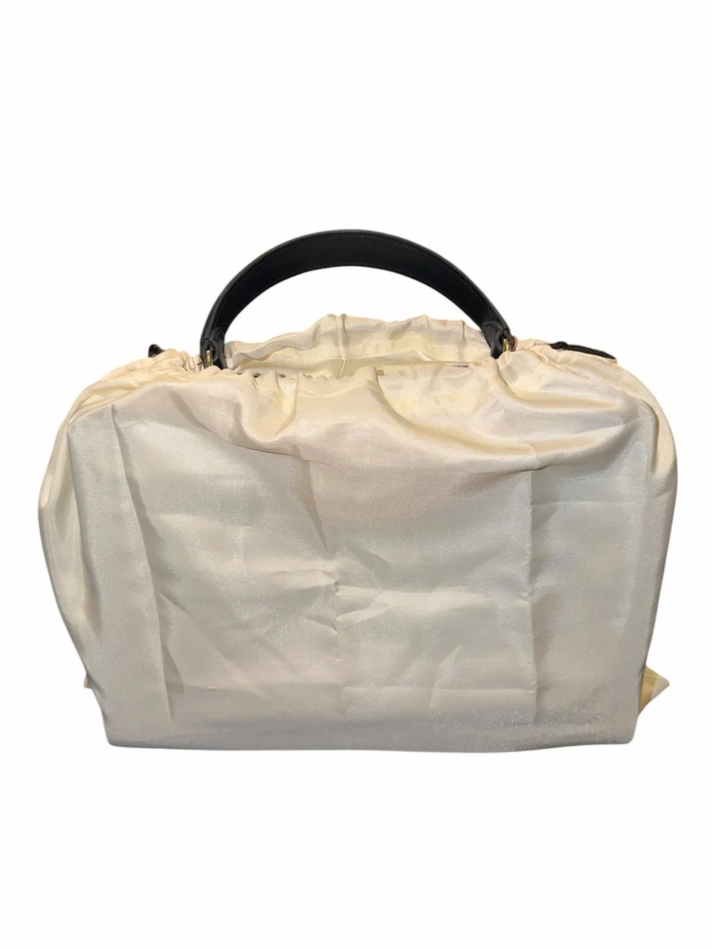 Coach Brown Signature Canvas Top-Handle Satchel with Black Trim